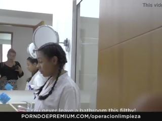 Operacion limpieza - colombiano empregada seduzido e fodido difícil por employer